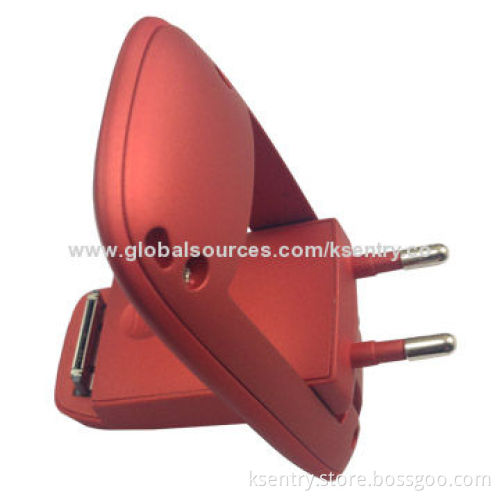 Colourful Flip Home Charger Adapter for Mobile Phone, 5V 1A